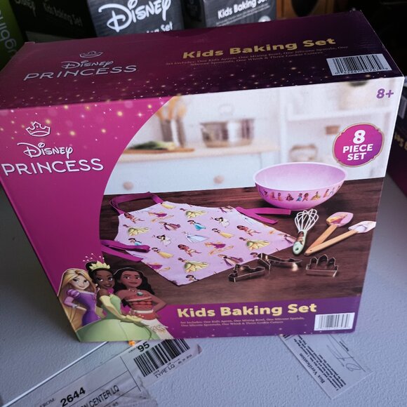 NEW Best Brands 8-Piece Disney 100th Anniversary Kids Baking Set Princess Theme - Picture 10 of 11